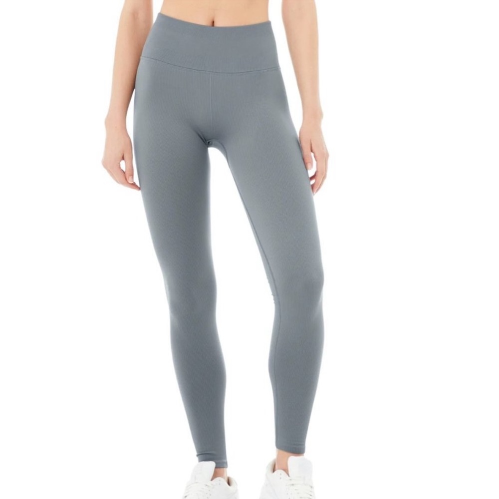 Alo Seamless High-Waist Ribbed Leggings XS